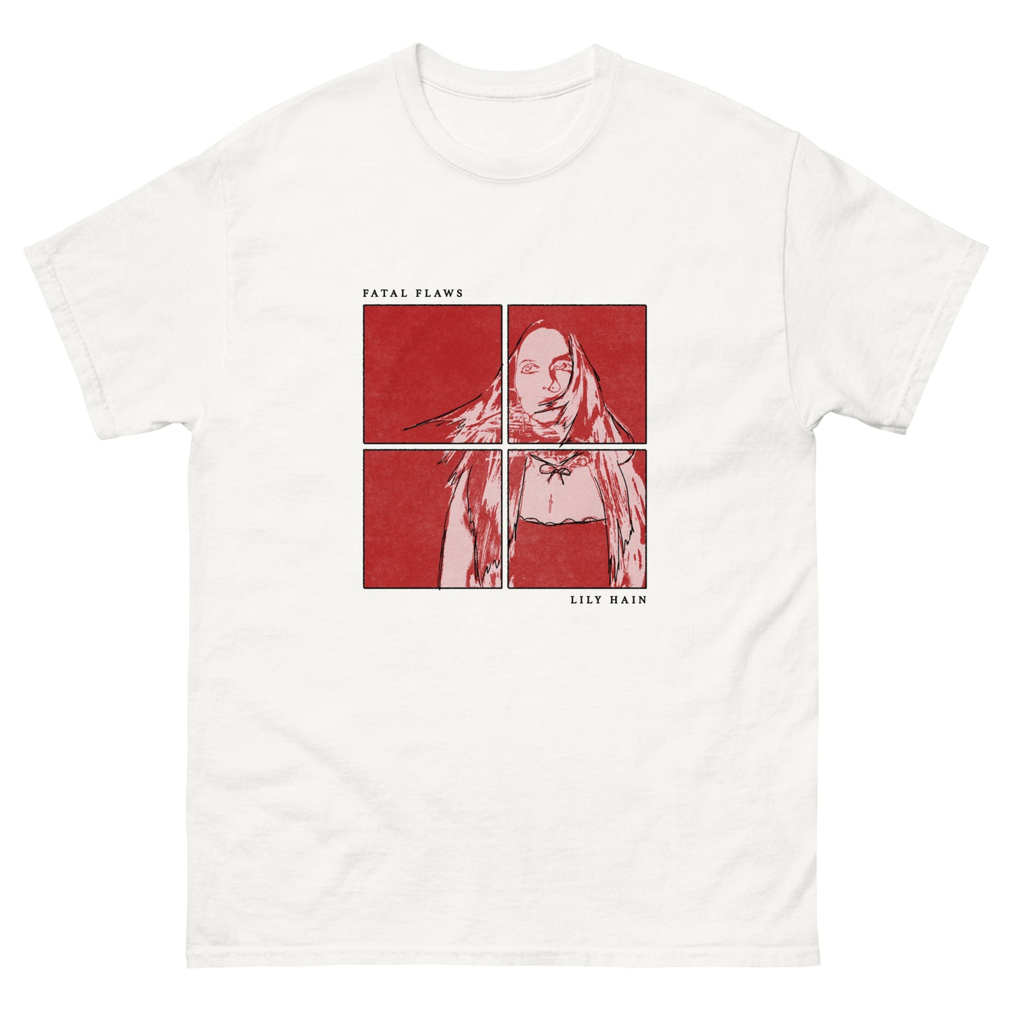 "Fatal Flaws" Unisex Classic Tee (in White or Natural)