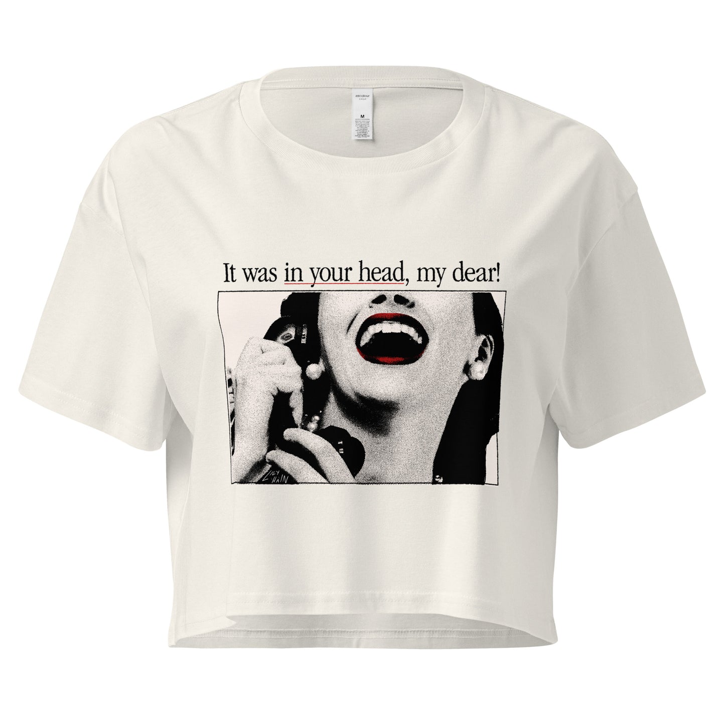 "Ursula" Crop Top ( In White/Ecru)